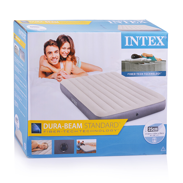 Матрас надувной Deluxe Queen, 152 х 203 х 25 см, 64103 INTEX не товарный вид