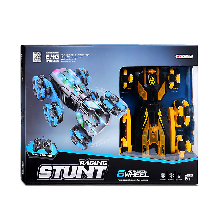 Машина 666-822A "Трюкач" р/у, 27 MHz, в коробке