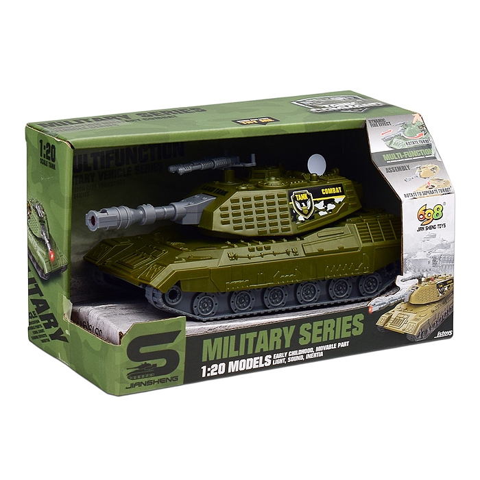 Фото к товару Танк JS197 "Вперёд!" на батарейках, в коробке Танк JS197 "Вперёд!" на батарейках, в коробке