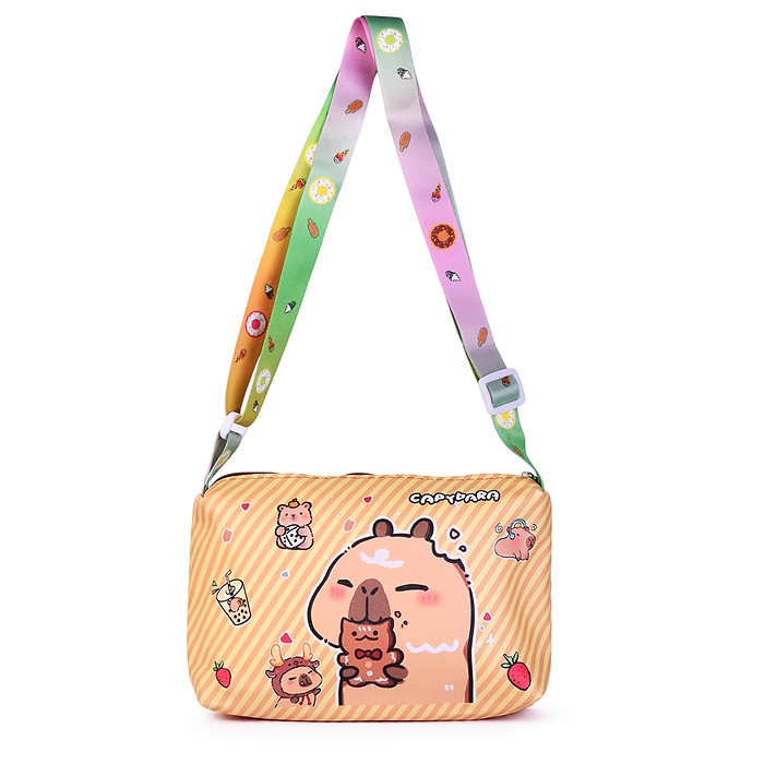 Сумочка детская 00-6747 "Дружные капибары" 19*14*6 см.