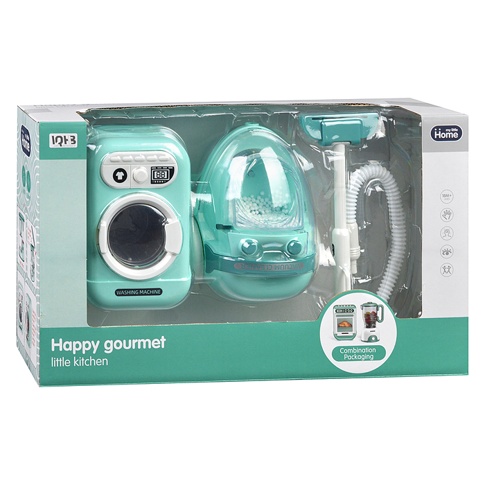 Бытовая техника A2101-9 ( пылесос, стиральная машина) в коробке