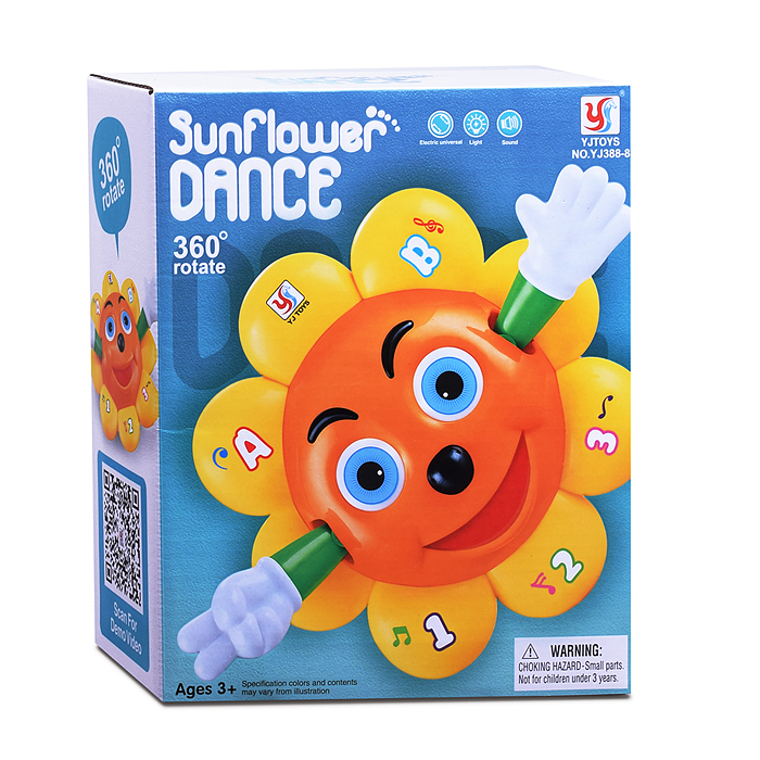 Солнце YJ388-8 на батарейках, в коробке