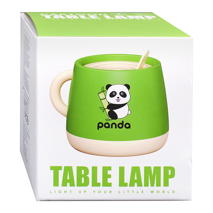 Фонарик-светильник игрушечный 357G "Кружка. Панда" в коробке
