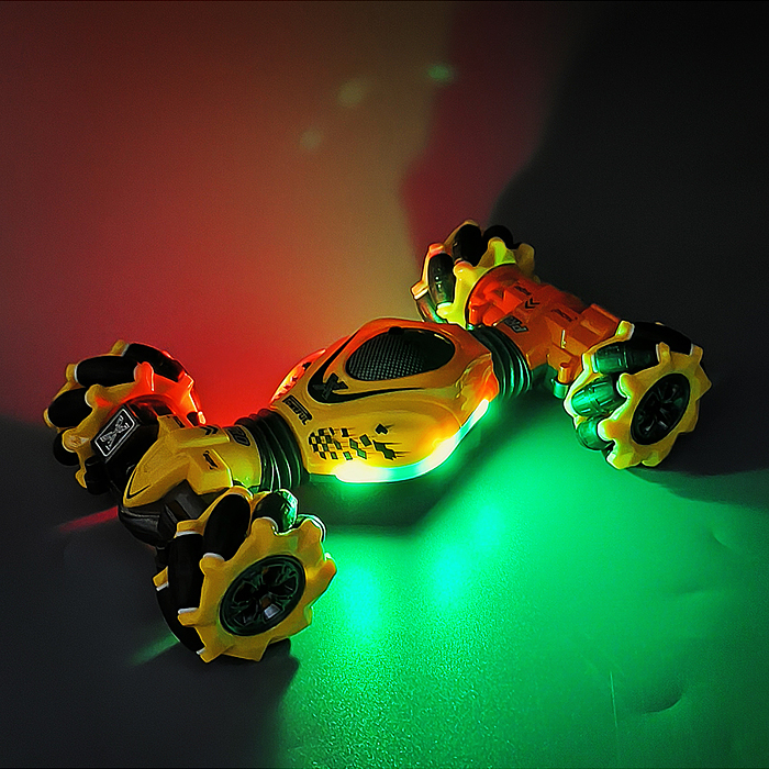 Машина WT2020-2B "Яркий трюк" р/у, 27 MHz, в коробке