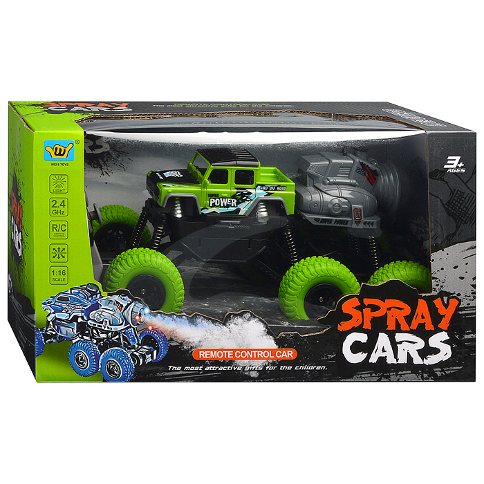 Машина WL-253B "Супер техно" р/у, 27 MHz, в коробке