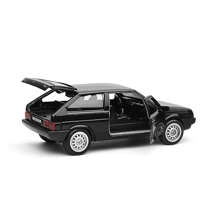 Машина металл LADA 2108 "Спутник", 12см, (свет-звук,откр. дв, баг.) инерц., в коробке