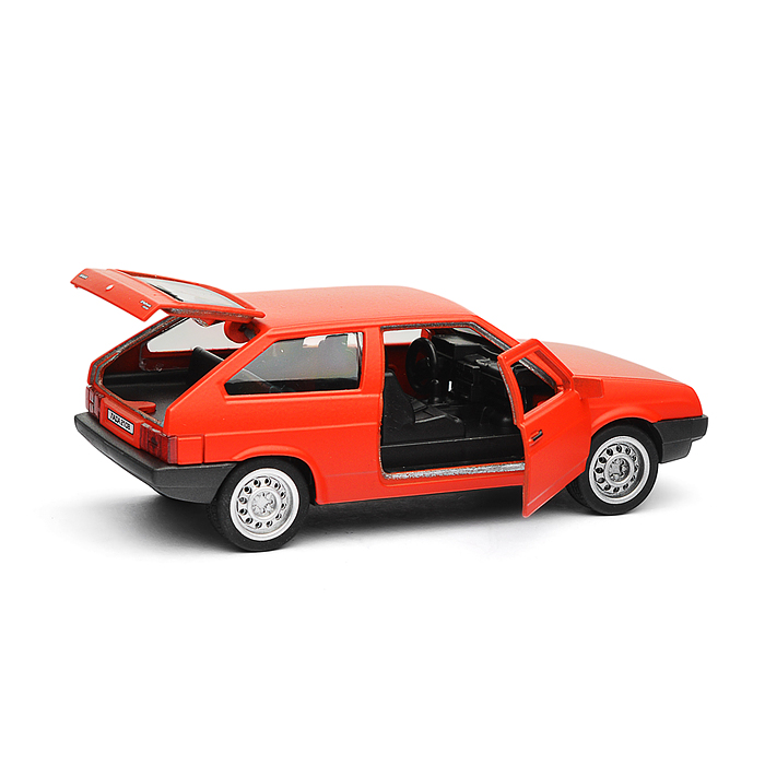 Машина металл LADA-2108 "Сgenybr" матовый 12 см, (дв, баг, красный) в коробке