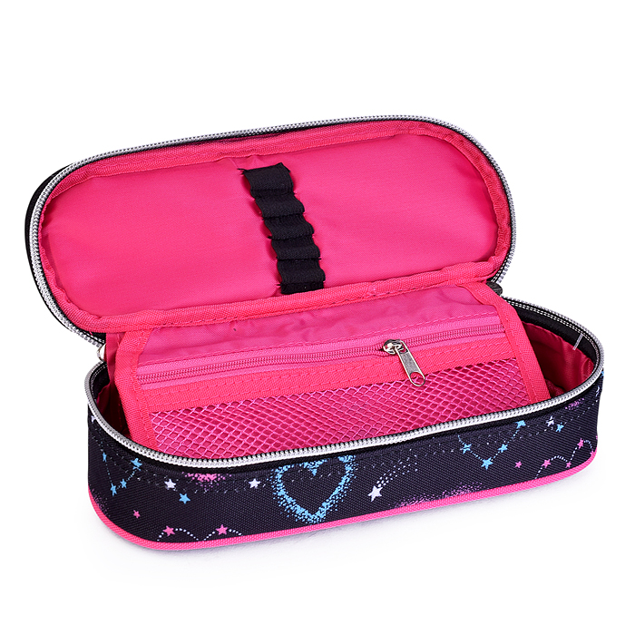 Фото к товару Пенал "Cute Husky" 21x8x5 см, овальный для 50 предметов, с внутренним органайзером-створкой Пенал "Cute Husky" 21x8x5 см, овальный для 50 предметов, с внутренним органайзером-створкой