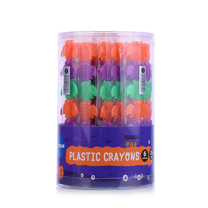 Мелки пластиковые цветные 6 в 1