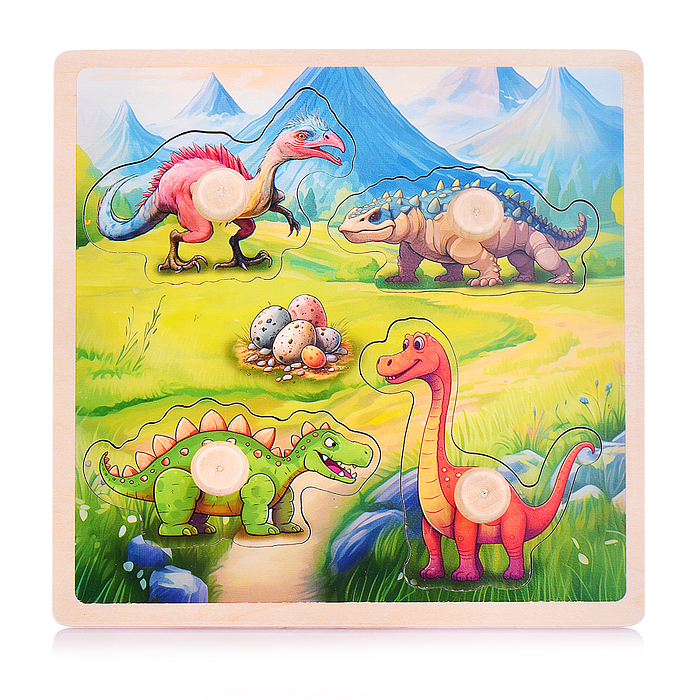 Пазл-вкладыш D2009 "Эра динозавров"