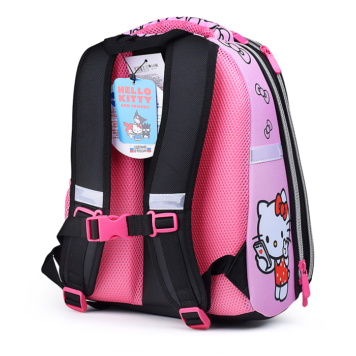 Рюкзак каркасный, Hello Kitty формованный из полимеров, материал: нейлон, полиэстер, полноцветн