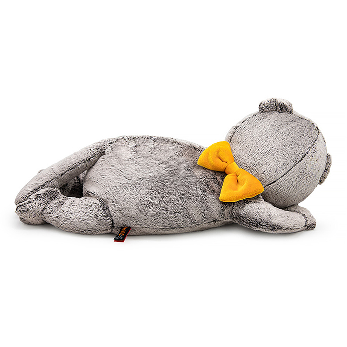 Кот Басик сонный с карманом на молнии (пижамница), 50 см