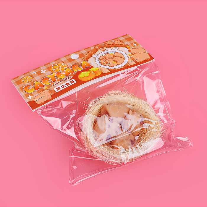 Игрушка -антистресс 00-6685 "Капибарки в корзинке"