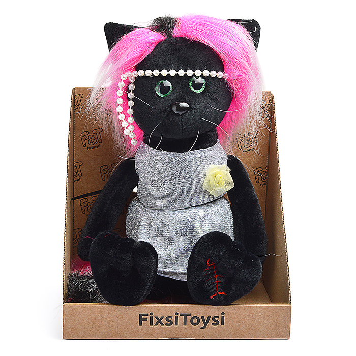 Фото к товару Кошка Фрикси в платье В27 Кошка Фрикси в платье В27