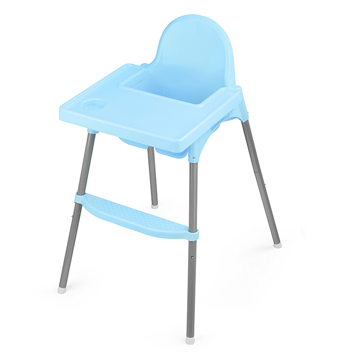 Стульчик детский STR006 голубой, в коробке