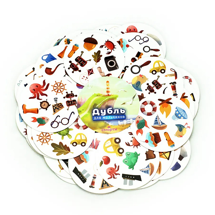 Настольная игра "Дубль для мальчиков" 