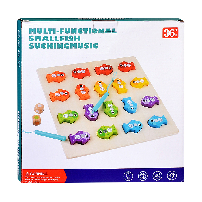 Игра развивающая D2001 "Рыбки" в коробке