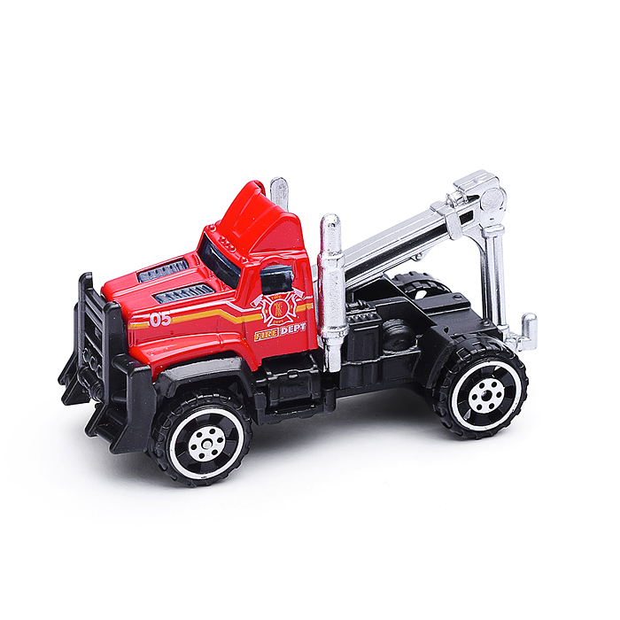 Парковка-машина 660-A260 "Пожарная часть" в коробке