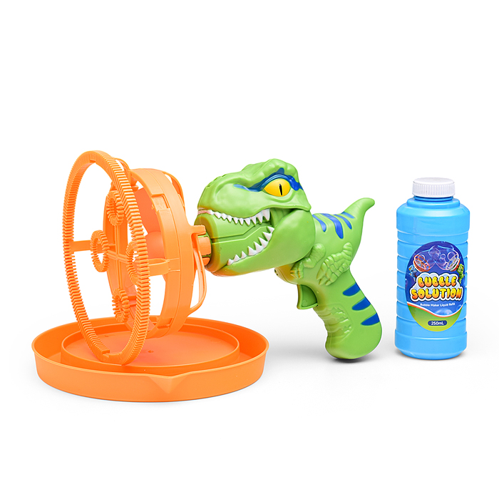 Фото к товару Пистолет 00-5437 "Динозавр" для мыльных пузырей, на листе Пистолет 00-5437 "Динозавр" для мыльных пузырей, на листе