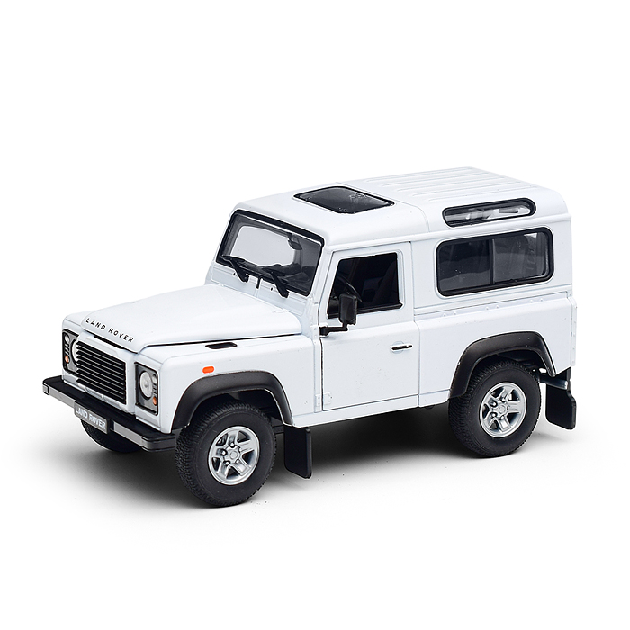 Машинка 1:24 Land Rover Defender I, белый