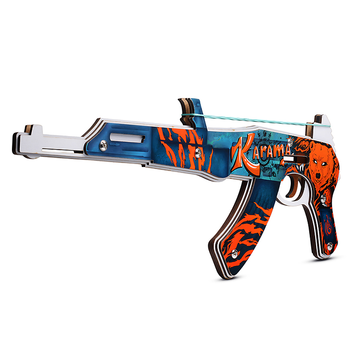 Фото к товару Автомат Резинкострел Курама Лед (с мишенями) Автомат Резинкострел Курама Лед (с мишенями)