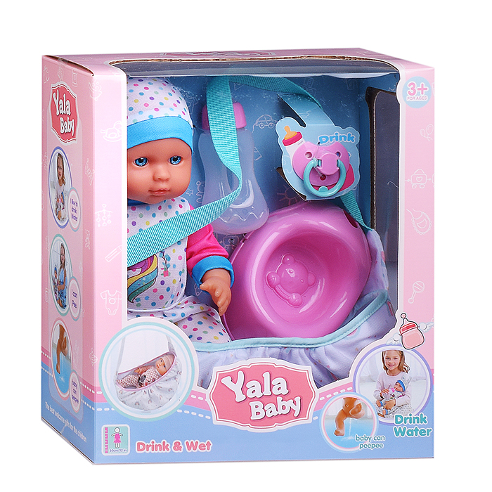 Пупс YL2430H-D "Вероника" с аксессуарами, в коробке