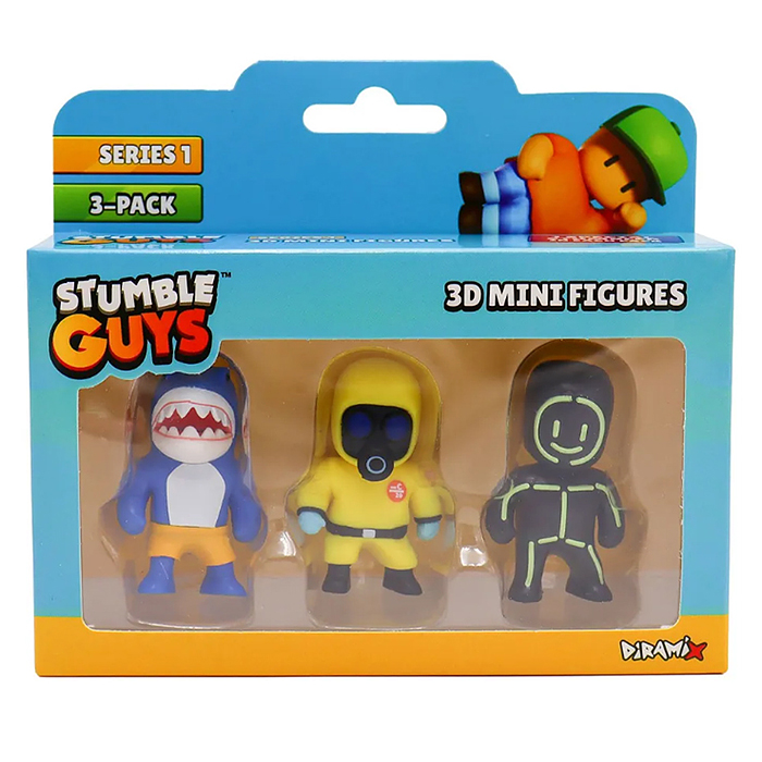 3D фигурка, 3 шт в упаковке, 5 см, 