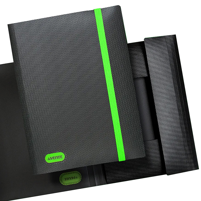 Папка с резинкой "MonoChrome" A4 (320x235 мм) 500 мкм, с рельефной фактурной поверхностью, 