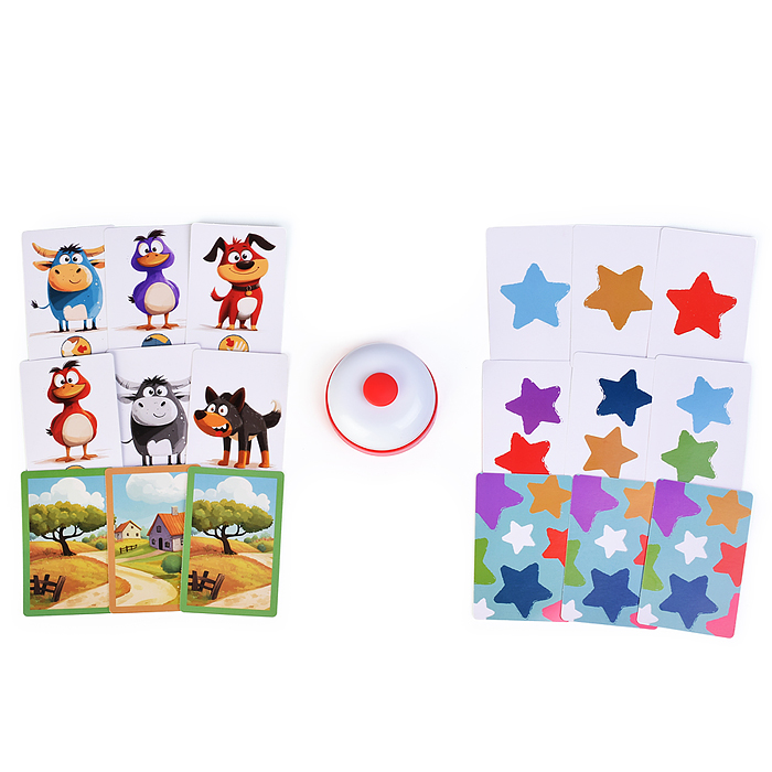 Игра настольная "Переполох на ферме" Baby toys games