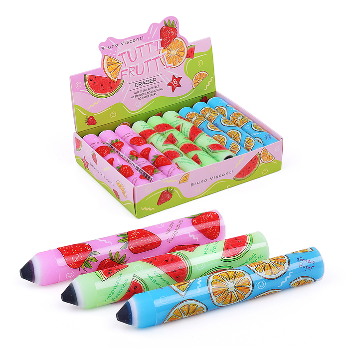 Ластик "HappyGraphix Fresh&Fruity" 3 цвета