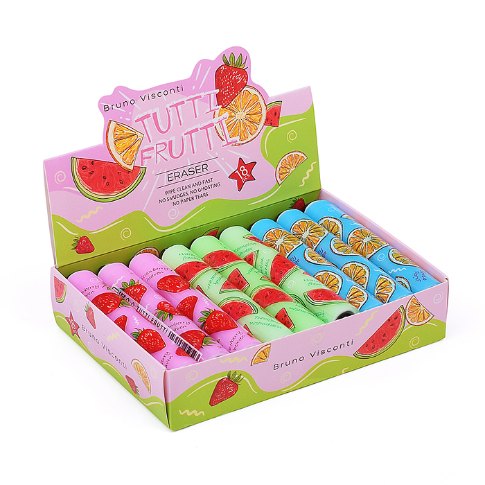 Ластик "HappyGraphix Fresh&Fruity" 3 цвета