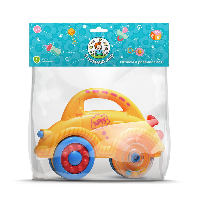 Набор погремушек Y0133 "Машинка" в пакете