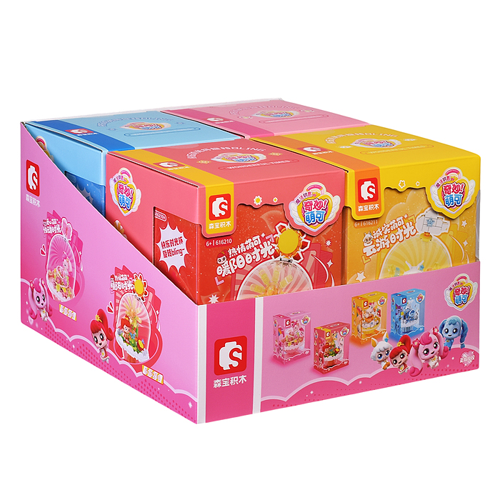 Конструктор 616209-616212 "Фантастические друзья" в коробке