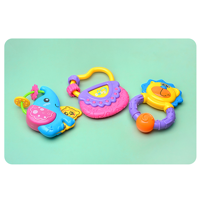 Набор погремушек Y0127 "Весёлое детство" в пакете