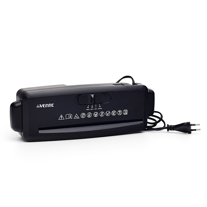 Шредер для бумаги DV1061 308x130x371 мм, 10 литров, вес 1,5 кг, одновременная загузка 6 ли