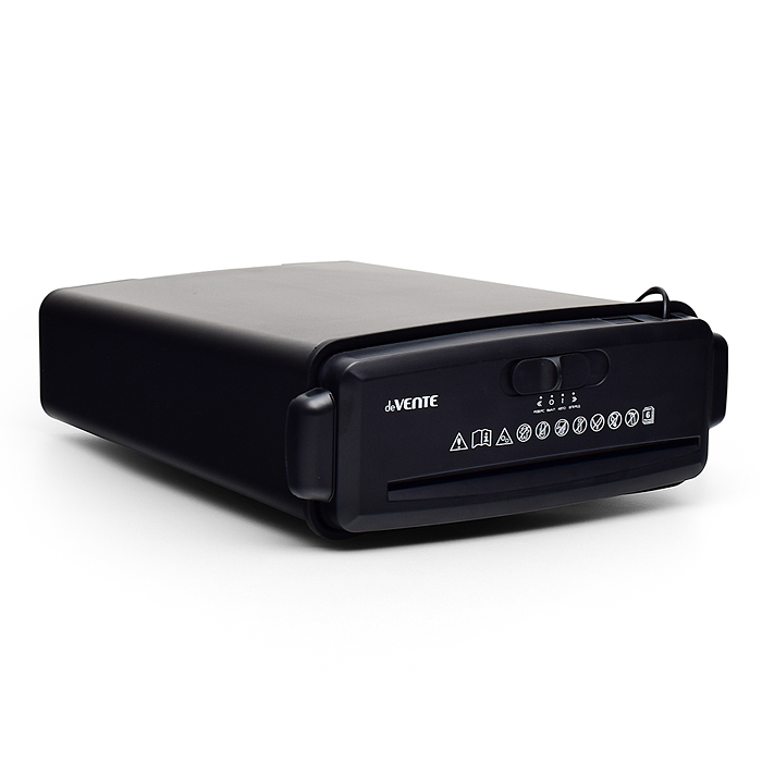 Шредер для бумаги DV1061 308x130x371 мм, 10 литров, вес 1,5 кг, одновременная загузка 6 ли