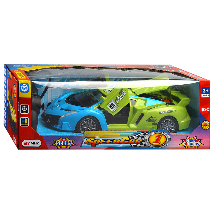 Машина 966-16 "Супер гонка" р/у, 27 MHz, в коробке