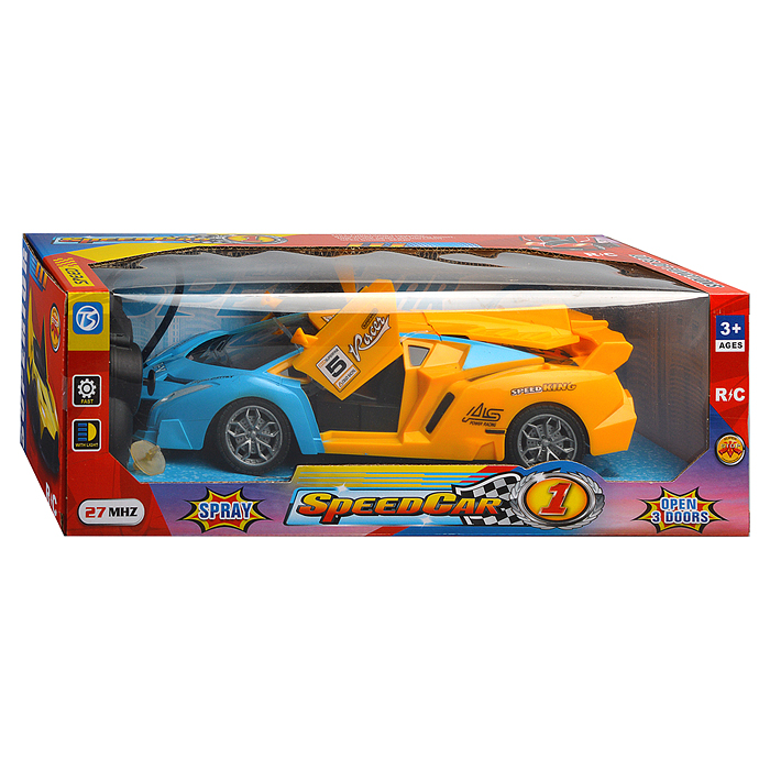 Машина 966-16 "Супер гонка" р/у, 27 MHz, в коробке