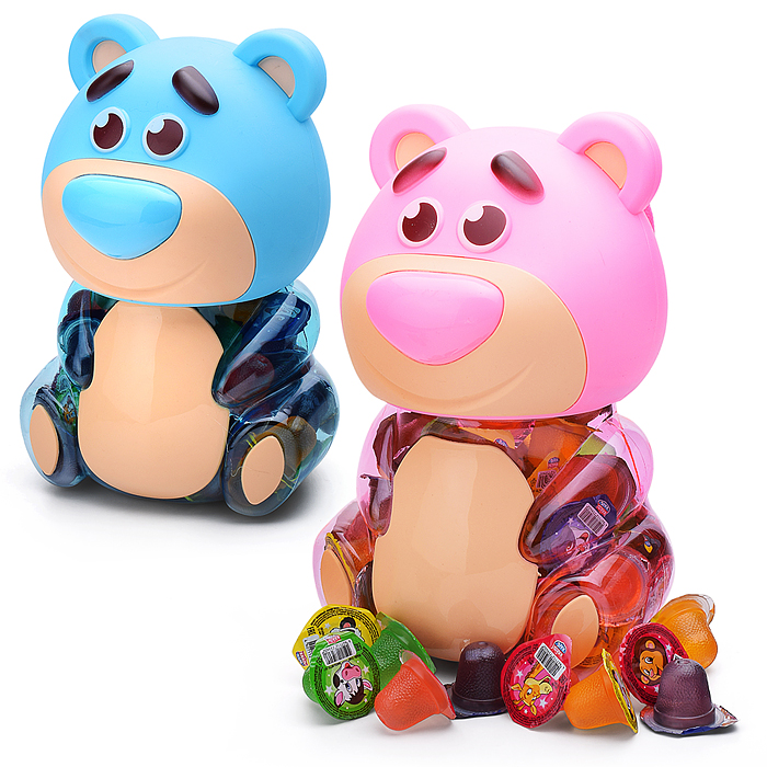 Десерт желейный "Канди клаб" ассорти (с изображением медведя) 13гр (100шт)