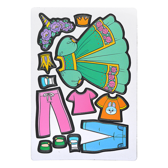 Фото к товару Магнитная игра. Одень куклу. Принцесса Аврора Магнитная игра. Одень куклу. Принцесса Аврора