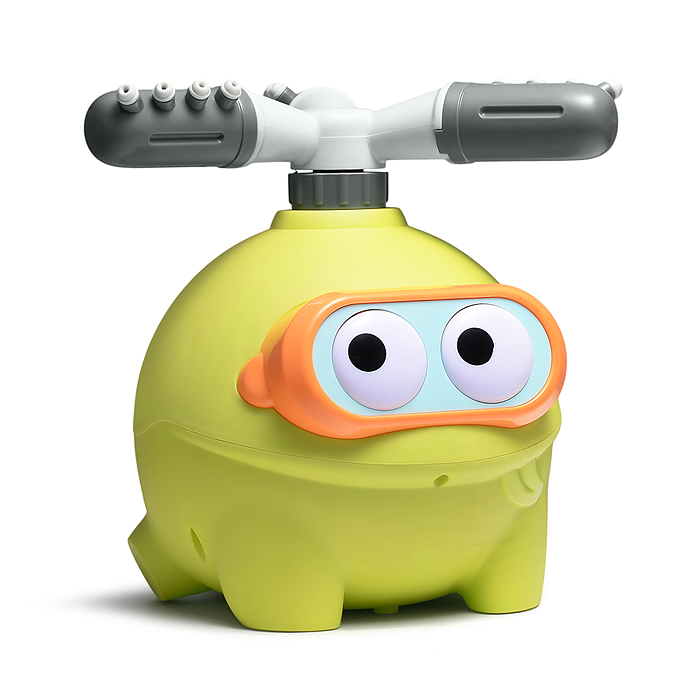 Игрушка - брызгалка YG19R "Пучеглазик", для подключения к водному шлангу, в коробке