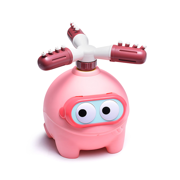 Игрушка - брызгалка YG19R "Пучеглазик", для подключения к водному шлангу, в коробке