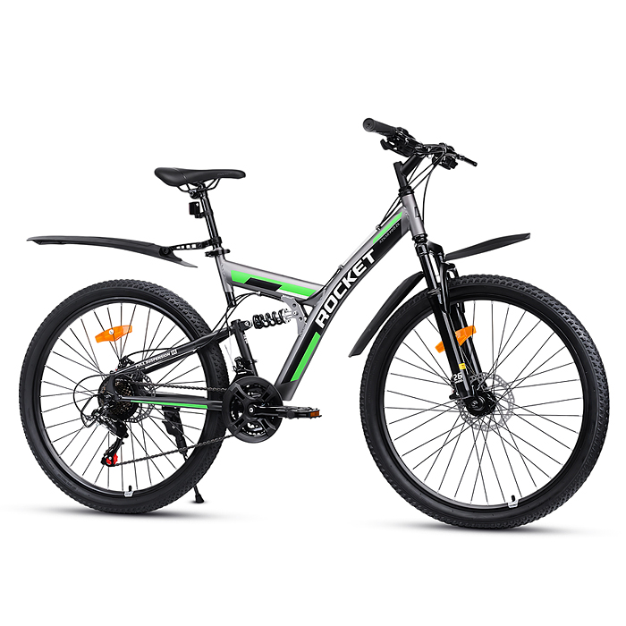 Велосипед 26" Rocket Azkar Pro, цвет серый, размер 18"