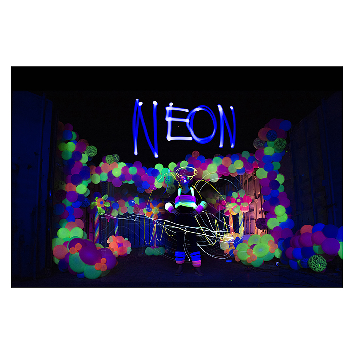 Шар (18''/46 см) Ассорти, флуор, 25 шт.