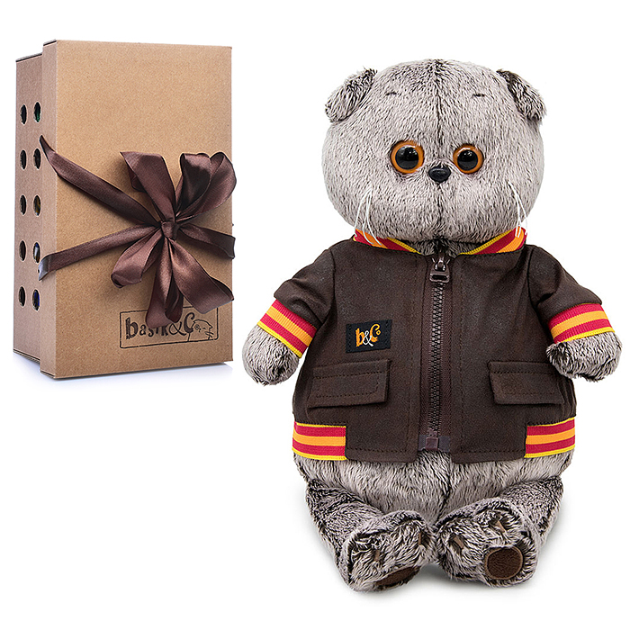 Кот Басик в кожаной куртке (В1)