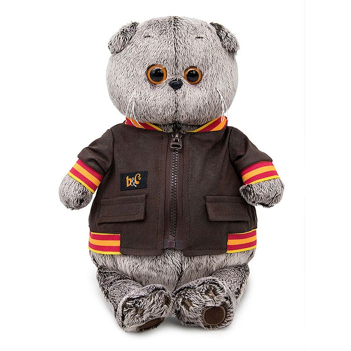 Кот Басик в кожаной куртке (В1)