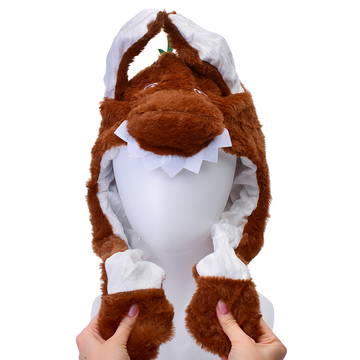 Шапка карнавальная S1489 "Дракончик" в пакете