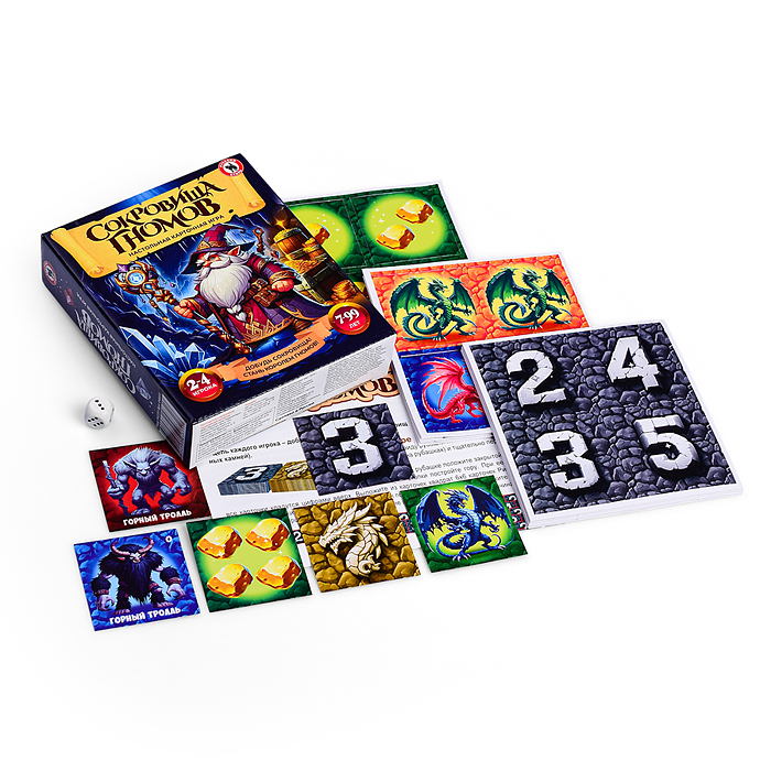 Настольная карточная игра "Сокровища гномов"