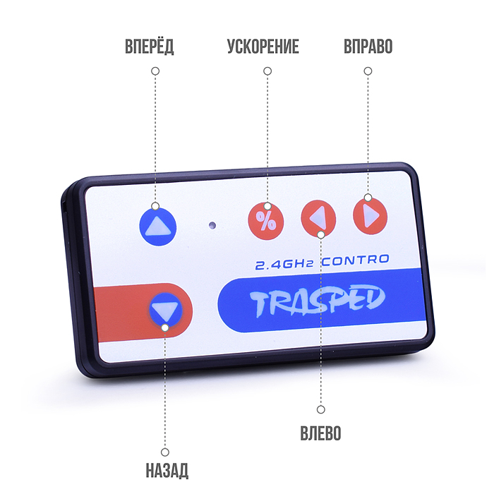 Машина C-5501A "Пикап" туристический, р/у , 27 MHz, в коробке