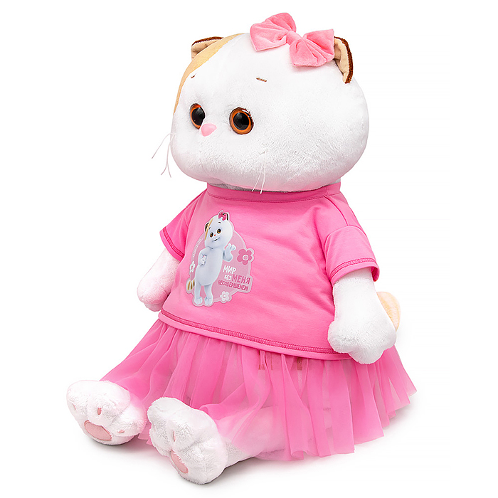 Кошечка Ли-Ли в футболке с принтом "Мультсериал"